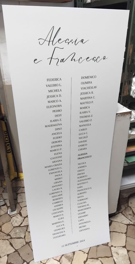 Tipografia Marfisa Ferrara, crea progetti indimenticabili per il tuo matrimonio con coordinati di stampa unici, romantici, che restano nel tempo.